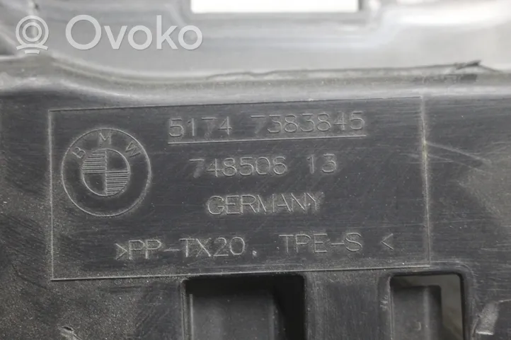 BMW 5 G30 G31 Oro nukreipėjas/ kanalas interkūlerio radiatoriaus 74850613