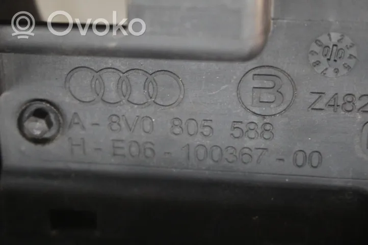 Audi A3 S3 8V Jäähdyttimen kehyksen suojapaneeli 8V0805588