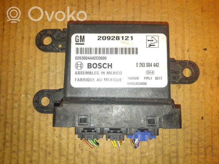 Opel Astra J Pysäköintitutkan (PCD) ohjainlaite/moduuli 20928121