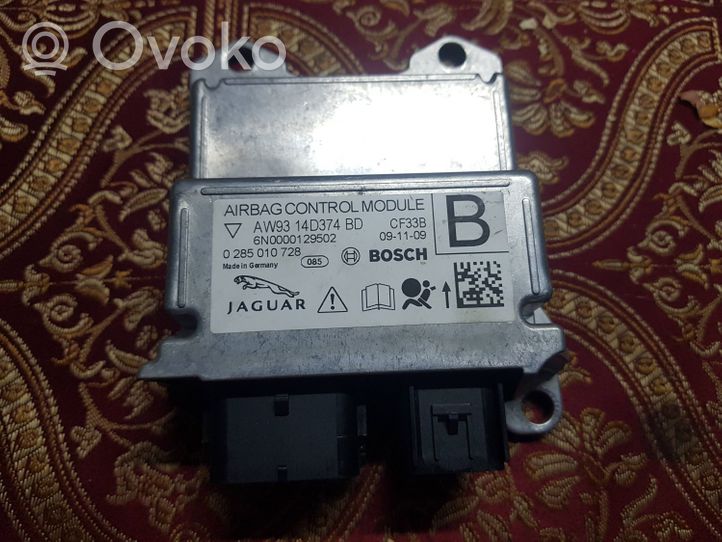 Jaguar XJ X351 Airbag control unit/module AW9314D374BD