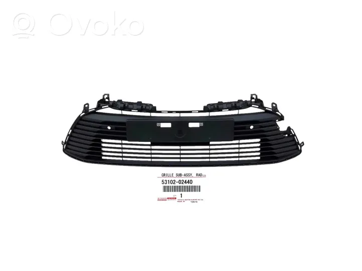 Toyota Corolla E210 E21 Grille calandre supérieure de pare-chocs avant 53102-02440