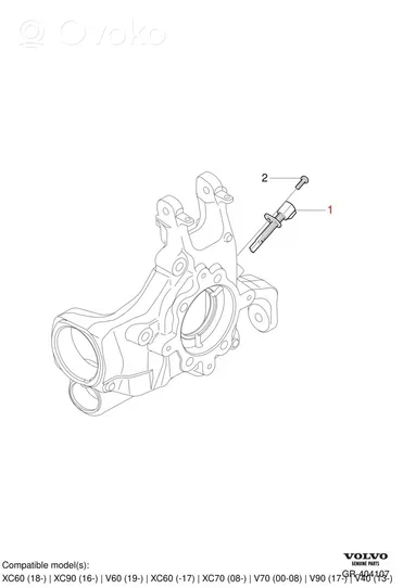 Volvo XC60 ABS Sensor hinten 31362355