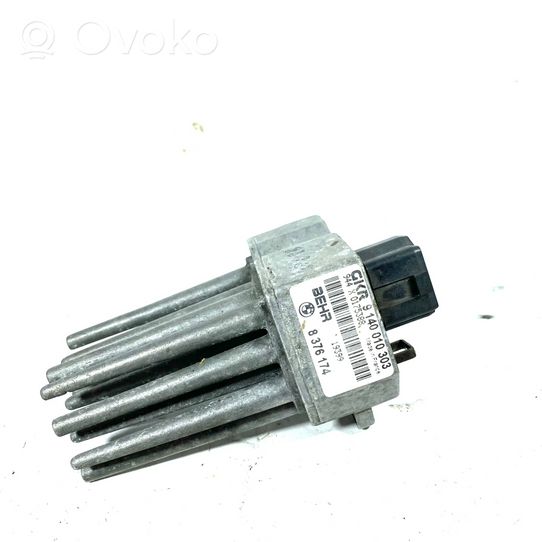 BMW 5 E39 Résistance moteur de ventilateur de chauffage 9140010303