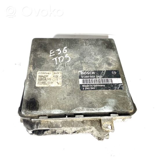 BMW 3 E36 Calculateur moteur ECU 0281001243