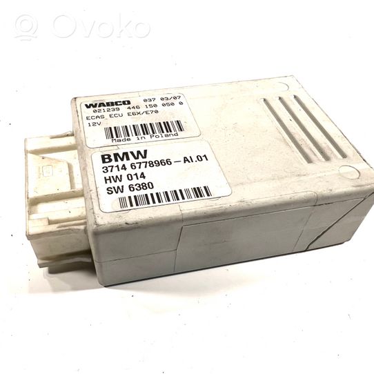 BMW X5 E70 Module de commande suspension 6778966