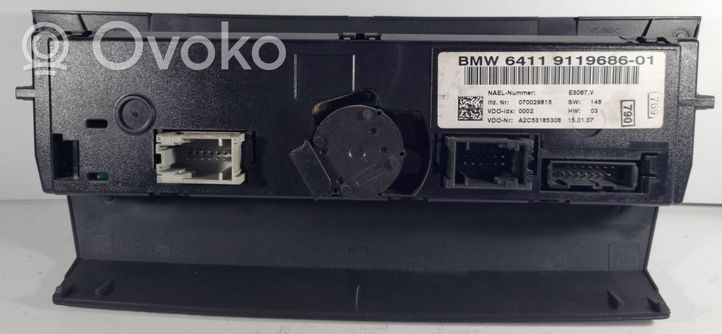 BMW 3 E90 E91 Panel klimatyzacji 070029815