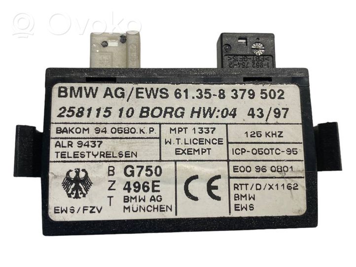 BMW 5 E39 Moduł / Sterownik immobilizera 8379502