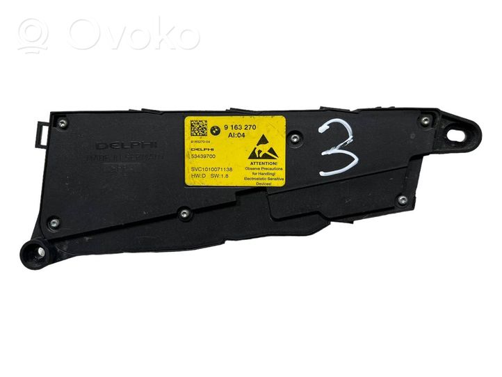 BMW 7 F01 F02 F03 F04 Interruttore di controllo del sedile 9163270