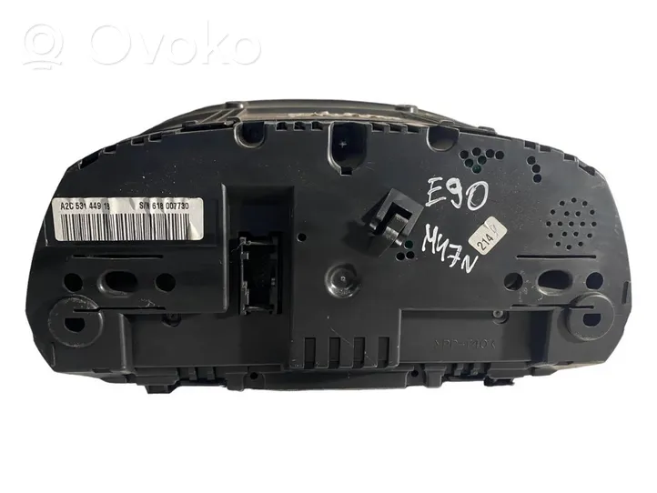 BMW 3 E90 E91 Spidometrs (instrumentu panelī) 6983487