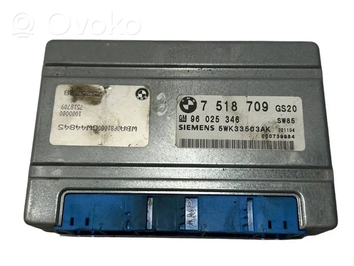 BMW 5 E39 Module de contrôle de boîte de vitesses ECU 96025346