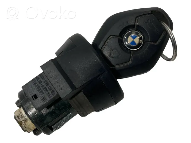 BMW 3 E46 Juego de cerradura y set ECU del motor 7508292