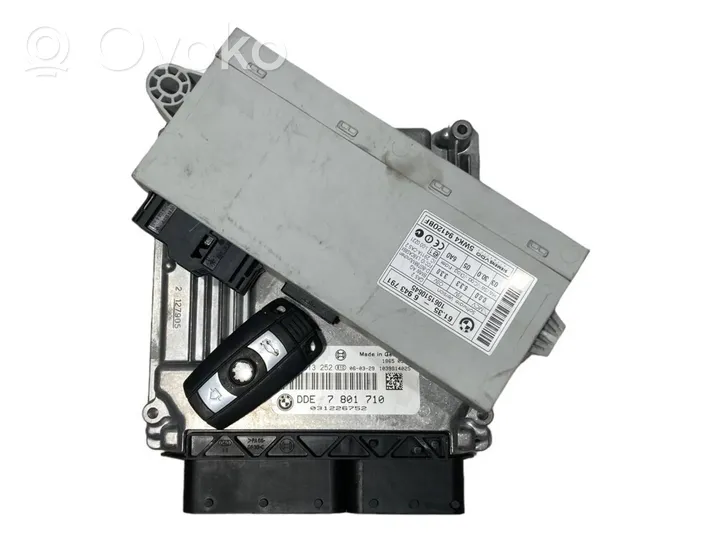 BMW 1 E81 E87 Kit centralina motore ECU e serratura 7801710