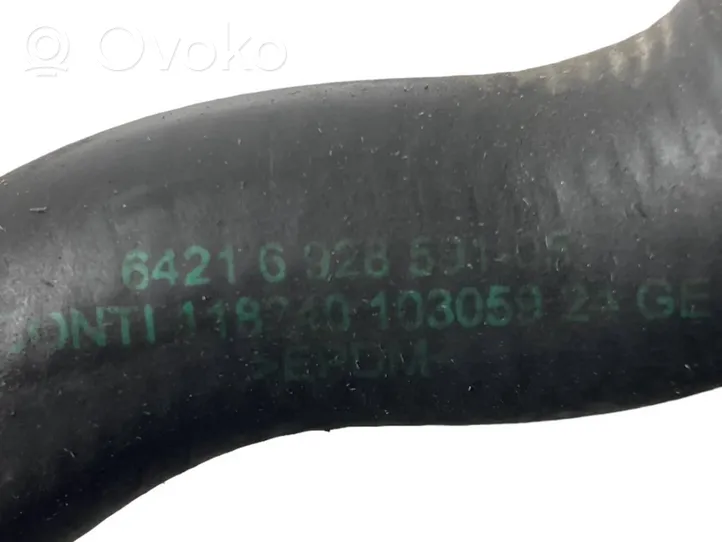 BMW 3 E90 E91 Engine coolant pipe/hose 6928591