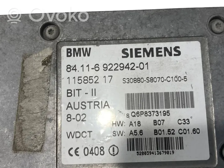 BMW 5 E39 Sterownik / Moduł sterujący telefonem 6922942