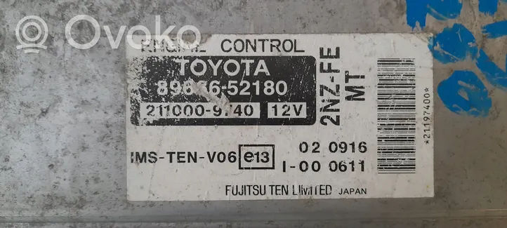 Toyota Yaris Verso Sterownik / Moduł ECU 8966652180