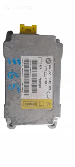 BMW 7 E65 E66 Module de contrôle airbag 6946103