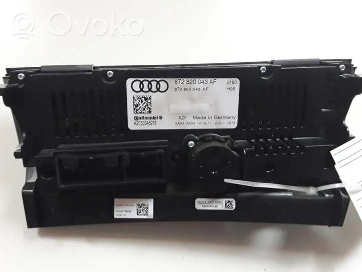 Audi A4 S4 B8 8K Air conditioner control unit module 8T2820043AF