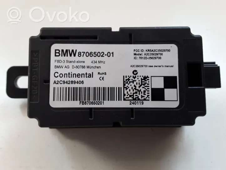 BMW X2 F39 Autres relais 8706502