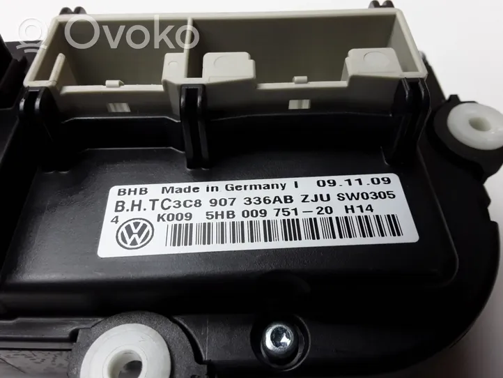 Volkswagen Golf VI Air conditioner control unit module 3C8907336AB