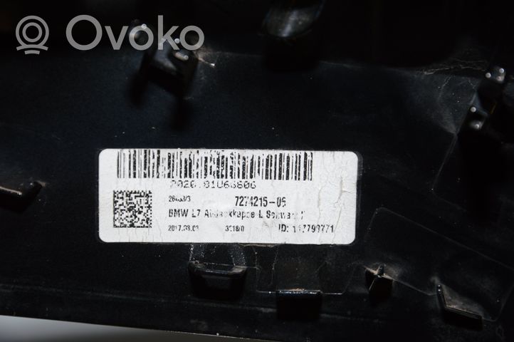 BMW 2 F22 F23 Obudowa lusterka zewnętrznego drzwi 7274215