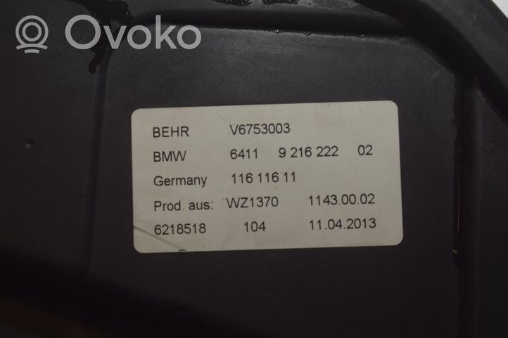 BMW 6 F06 Gran coupe Ilmansuodattimen kotelon kansi 9216222