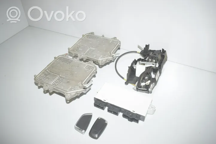 BMW 6 F06 Gran coupe Juego de cerradura y set ECU del motor 7540738