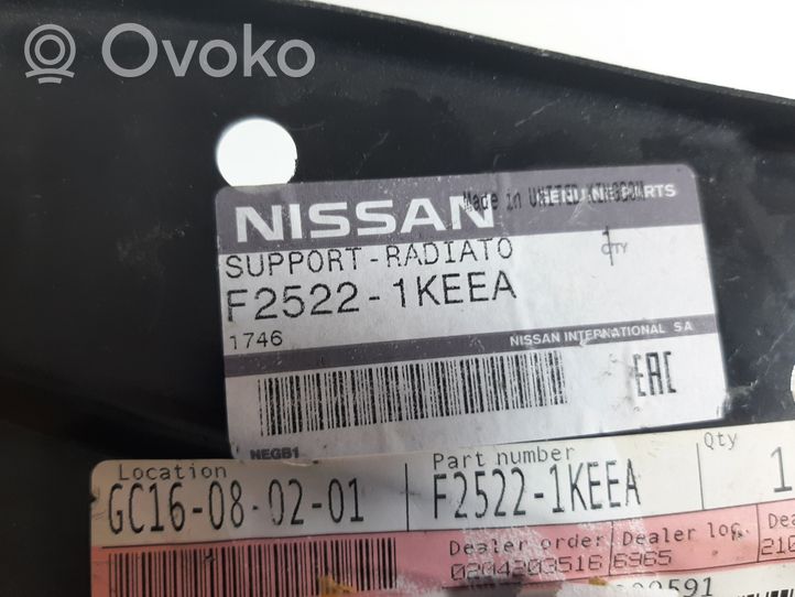 Nissan Juke I F15 Sivujäähdyttimen tuen suojapaneeli F25221KEEA