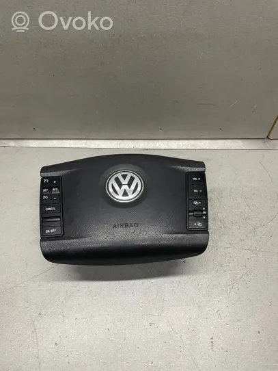 Volkswagen Touareg I Ohjauspyörän turvatyyny 93102088972