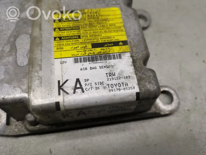 Toyota Avensis T270 Module de contrôle airbag 8917005250