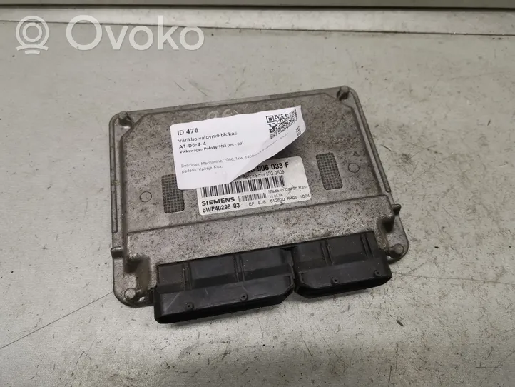 Volkswagen Polo IV 9N3 Calculateur moteur ECU 03D906033F