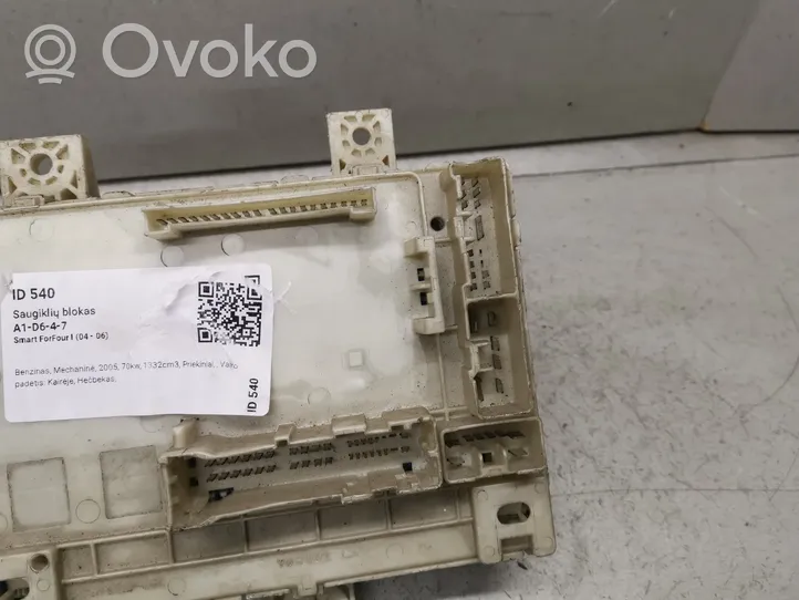 Smart ForFour I Module de fusibles 02244106