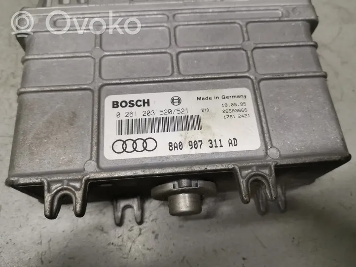 Audi A6 S6 C4 4A Moottorin ohjainlaite/moduuli 8A0907311AD