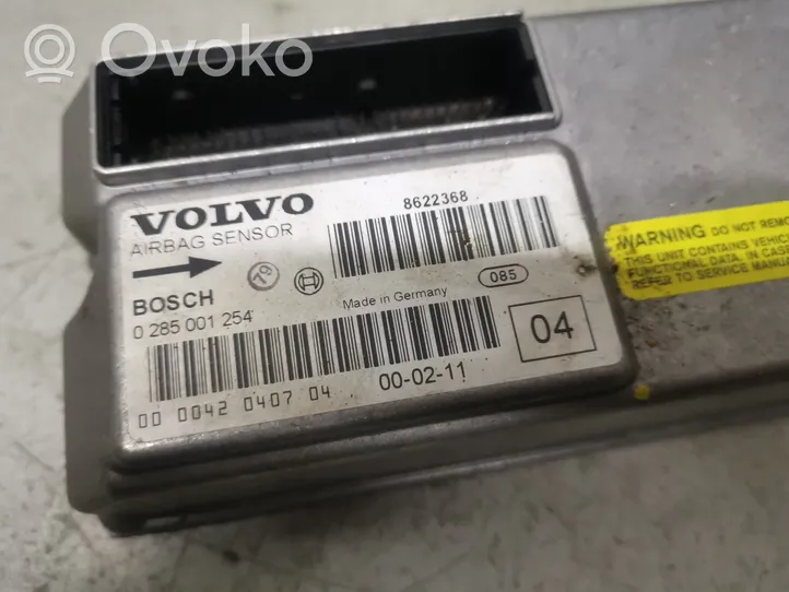 Volvo S80 Sterownik / Moduł Airbag 0285001254