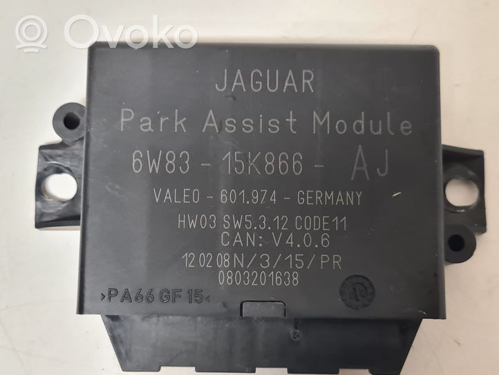 Jaguar XF Sterownik / Moduł parkowania PDC 6W8315K866AJ