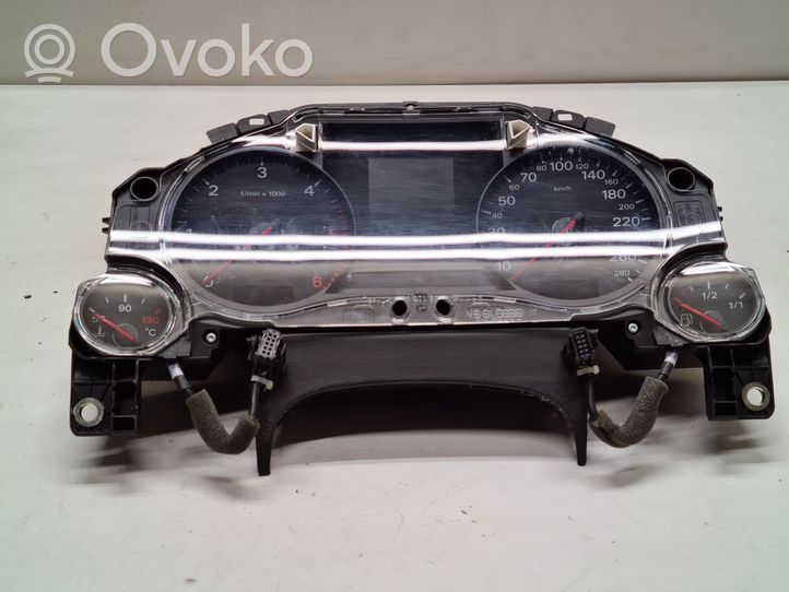 Audi A8 S8 D3 4E Tachimetro (quadro strumenti) 4E0920900FX