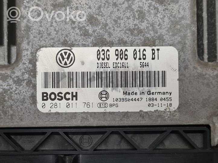 Volkswagen Touran I Sterownik / Moduł ECU 03G906016BT