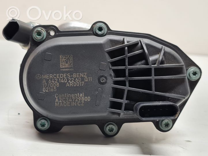 Mercedes-Benz GL X166 Soupape vanne EGR A6421402260Q11