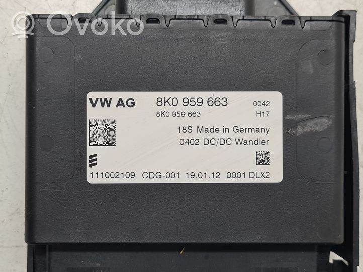 Audi Q5 SQ5 Unité de contrôle à bord d'alimentation 8K0959663