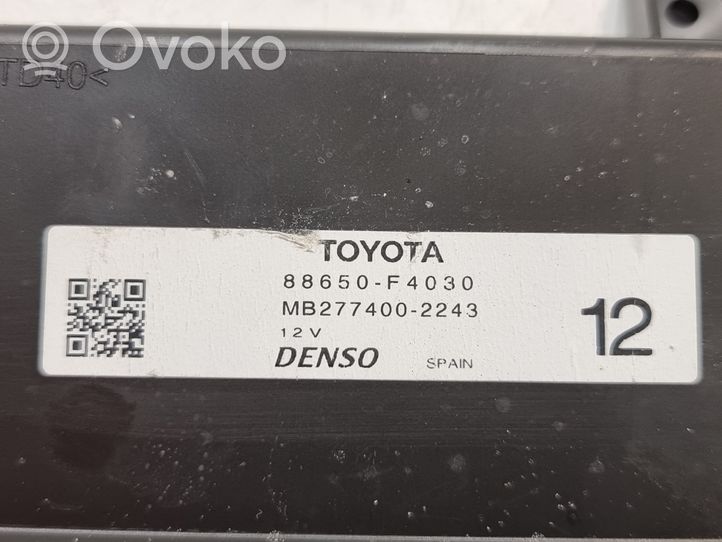 Toyota C-HR Module unité de contrôle climatisation 88650F4030