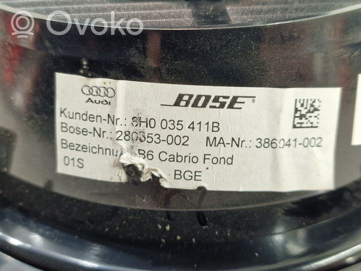 Audi A3 S3 A3 Sportback 8P Takaoven kaiutin 8H0035411B