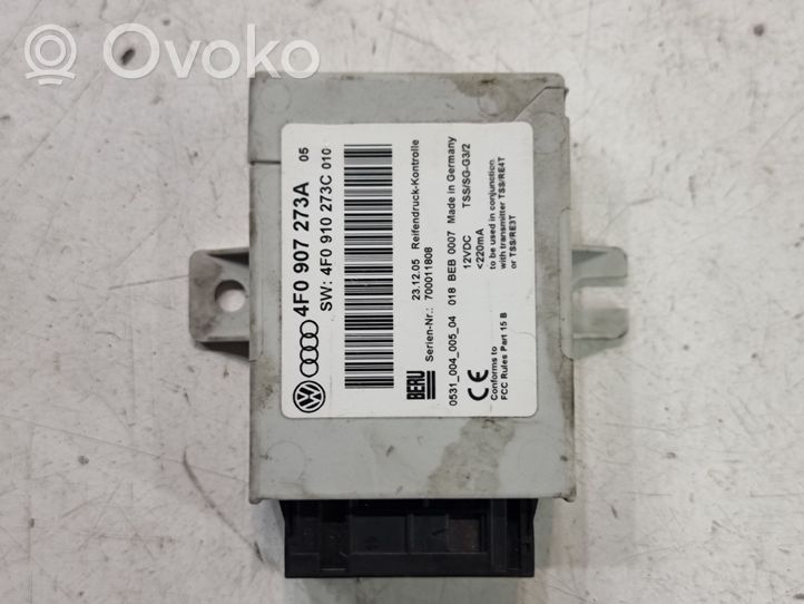 Audi Q7 4L Tire pressure control unit 4F0907273A