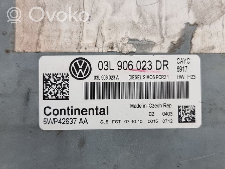 Volkswagen Golf VI Unidad de control/módulo del motor 03L906023DR