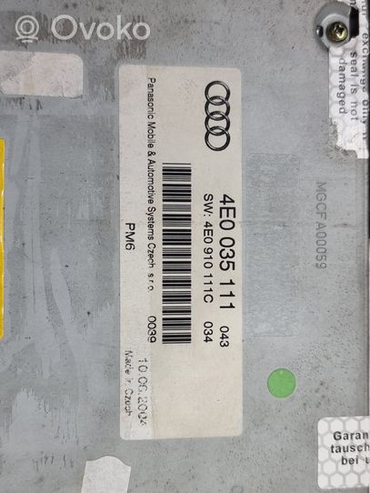 Audi A6 S6 C6 4F CD/DVD keitiklis 4E0035111