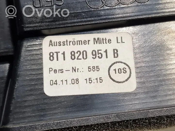 Audi A4 S4 B8 8K Griglia di ventilazione centrale cruscotto 8T1820951B