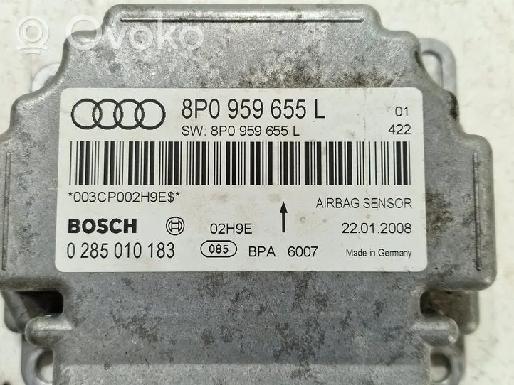 Audi A3 S3 A3 Sportback 8P Centralina/modulo airbag 8P0959655L