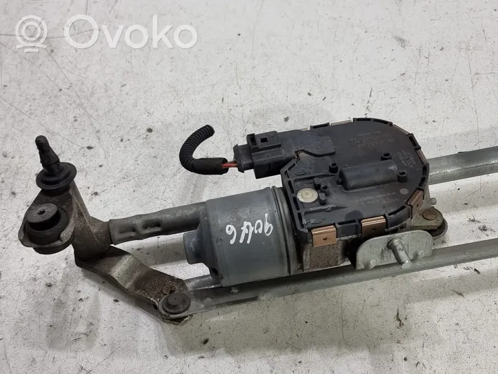 Volkswagen Golf VI Front wiper linkage and motor 5K1955119