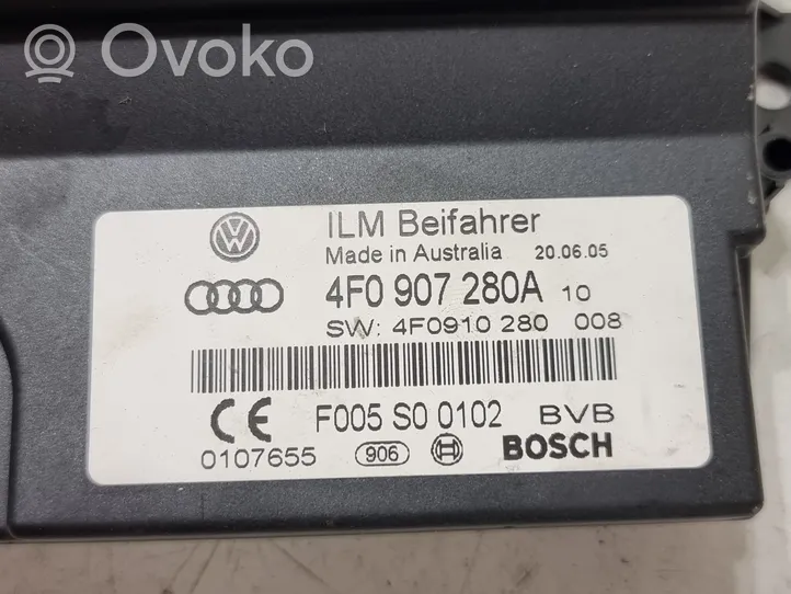 Audi A6 S6 C6 4F Module de commande de frein à main 4F0907280A