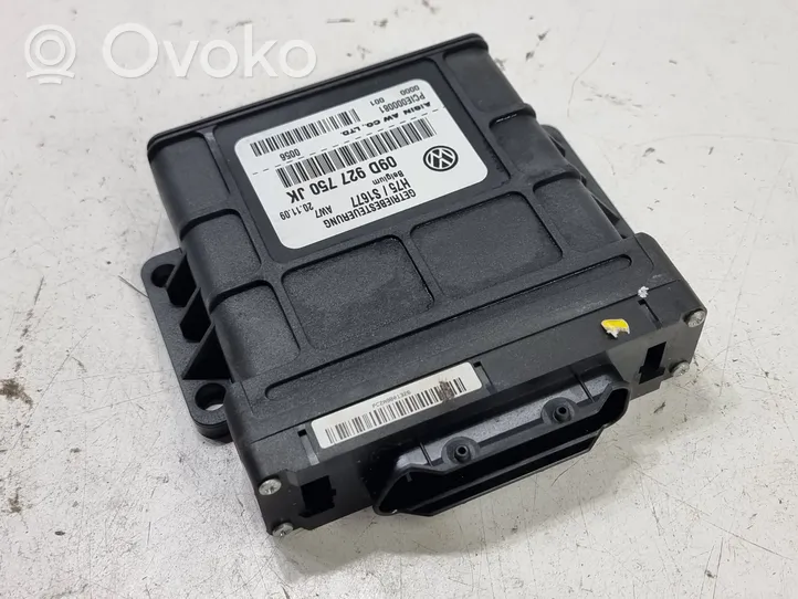 Volkswagen Touareg I Module de contrôle de boîte de vitesses ECU 09D927750JK