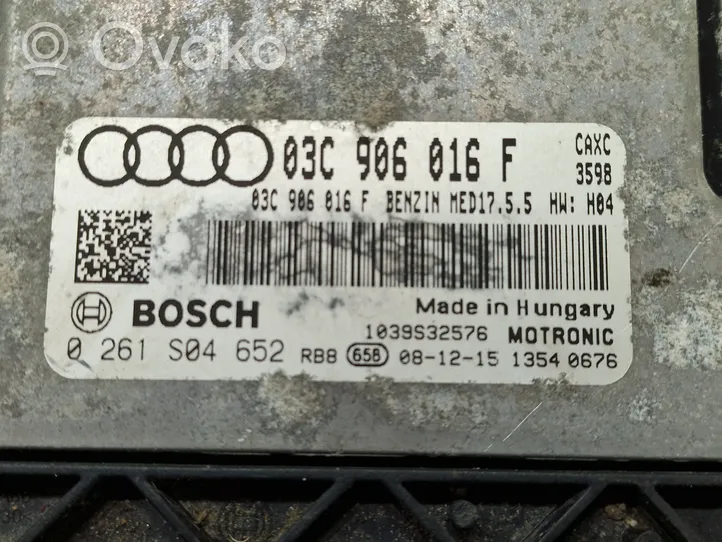 Audi A3 S3 8P Moottorin ohjainlaite/moduuli 03C906016F