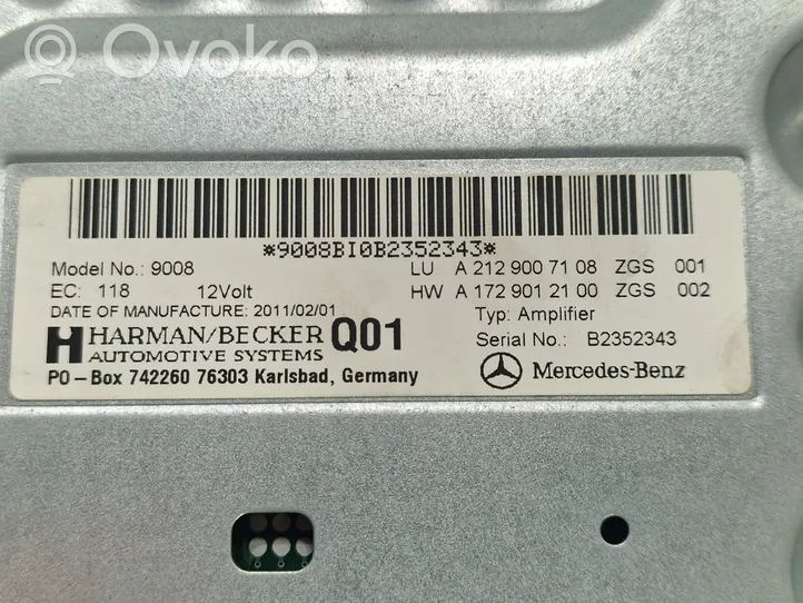 Mercedes-Benz CLS C218 X218 Amplificatore A2129007108